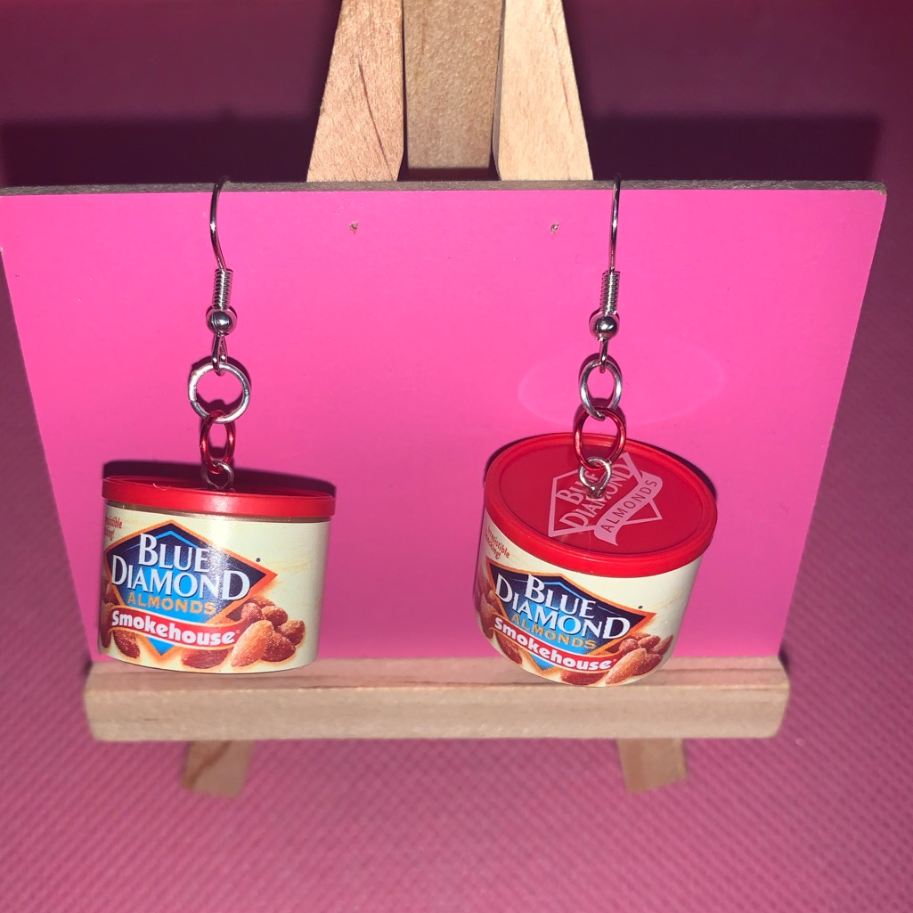 Almonds Food Themed Earrings
